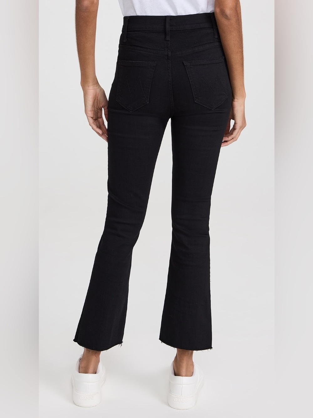 Mother The Hustler Ankle Fray Women's Size 25 - Black (d4)